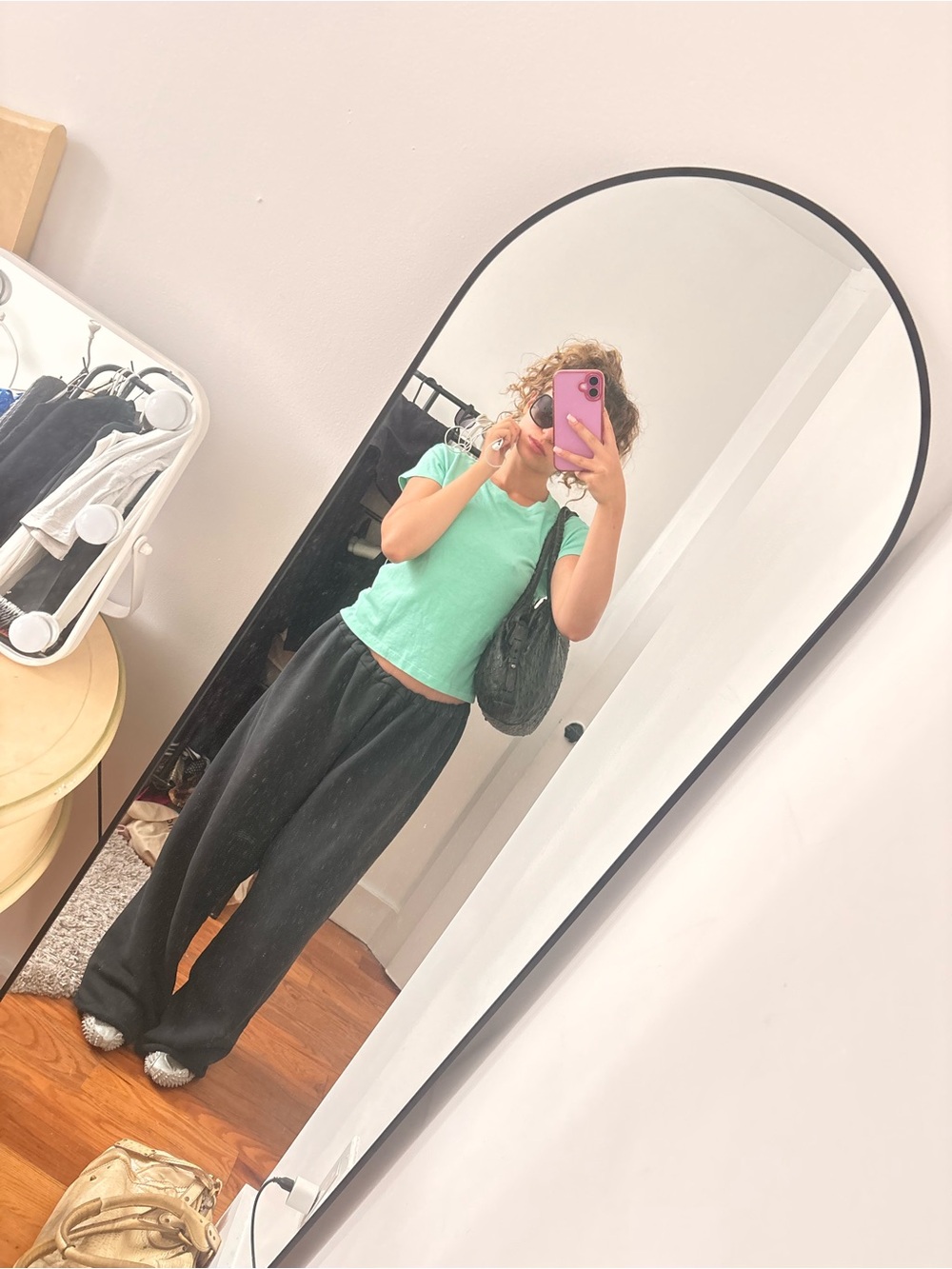 Brandy Melville Mint Green Short Sleeve Tee